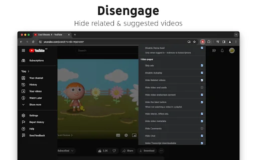 Control Panel for YouTube: Blokir Iklan & Kustomisasi UI Terbaik - Screenshot 5