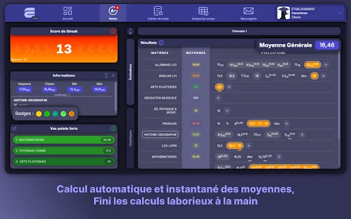 Download Ecole Directe Plus Unblock Terbaru – Akses API Gratis - Screenshot 1